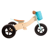 Klenge Fouss Holz Tricycle an 2in1 Maxi Türkis