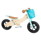 Klenge Fouss Holz Tricycle an 2in1 Maxi Türkis