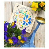 Petit pied - presse à fleurs en bois, 18x18cm