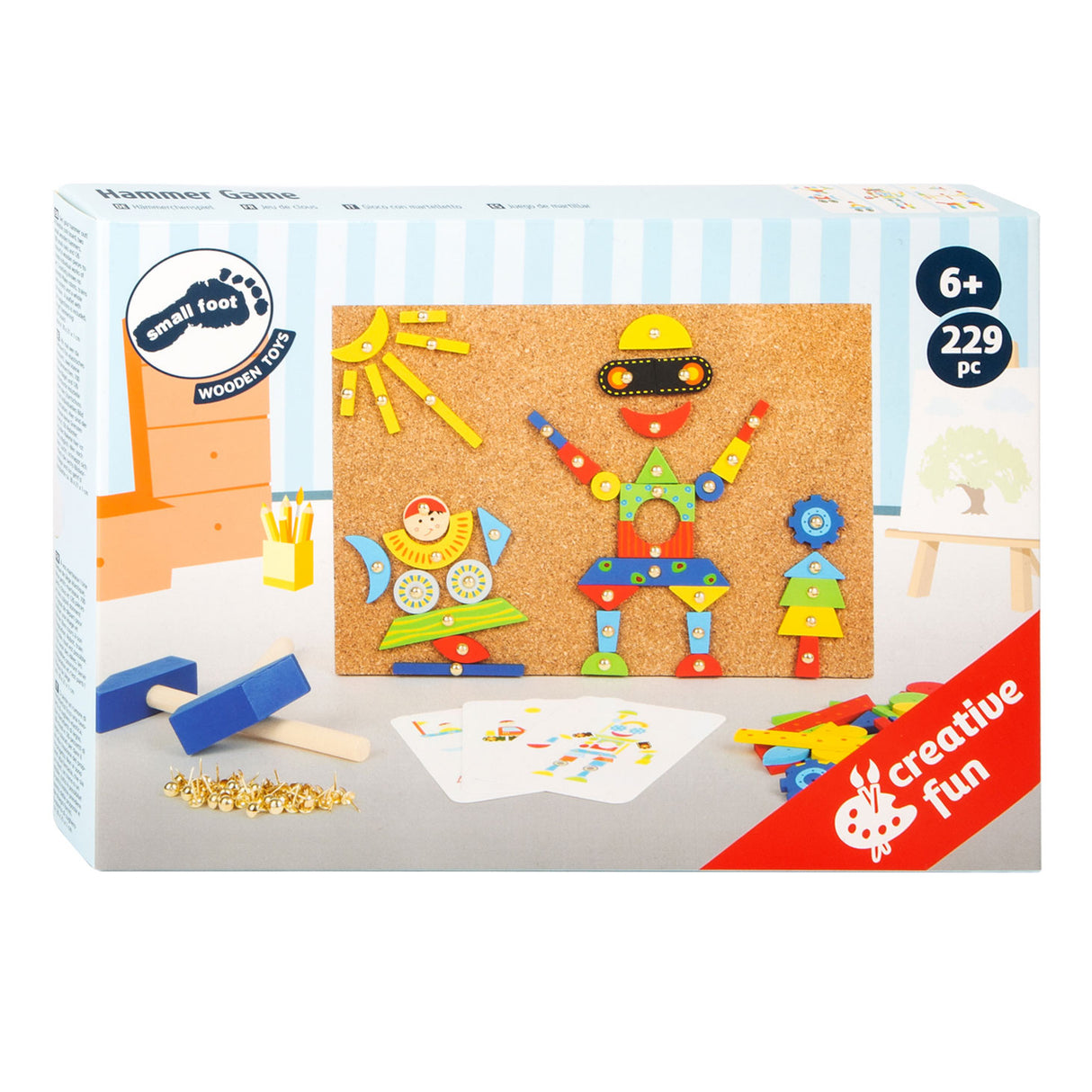 Tap pequeno de pé Hamertje com exemplos, 223dlg.