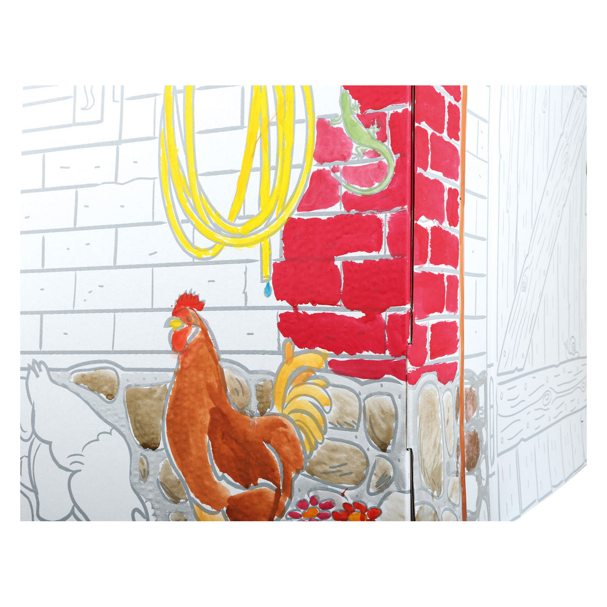 Small Foot - Cardboard Speelhuis Farm, 87x71x88cm