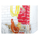 Maža pėdutė - kartoninis žaidimų namelis, 87x71x88cm