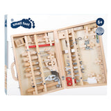 Petit pied - boîte à outils en bois Deluxe avec outils, 28dlg.