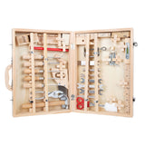 Kleng Fouss - Holz Toolbox Deluxe mat Tools, 28dlg.