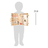 Kis láb - fa szerszámosláda deluxe szerszámokkal, 28 db.