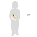 PITO PEQUEÑO - TECHO DE TOYO DE MADERA CON ACCESORIOS, 15DLG.