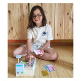 Small Foot - Wooden toy checkout with accessories, 15dlg.