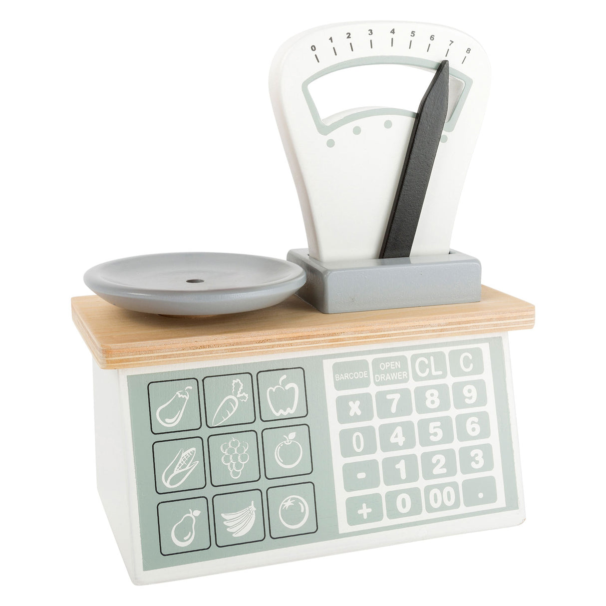 Small foot wooden scale