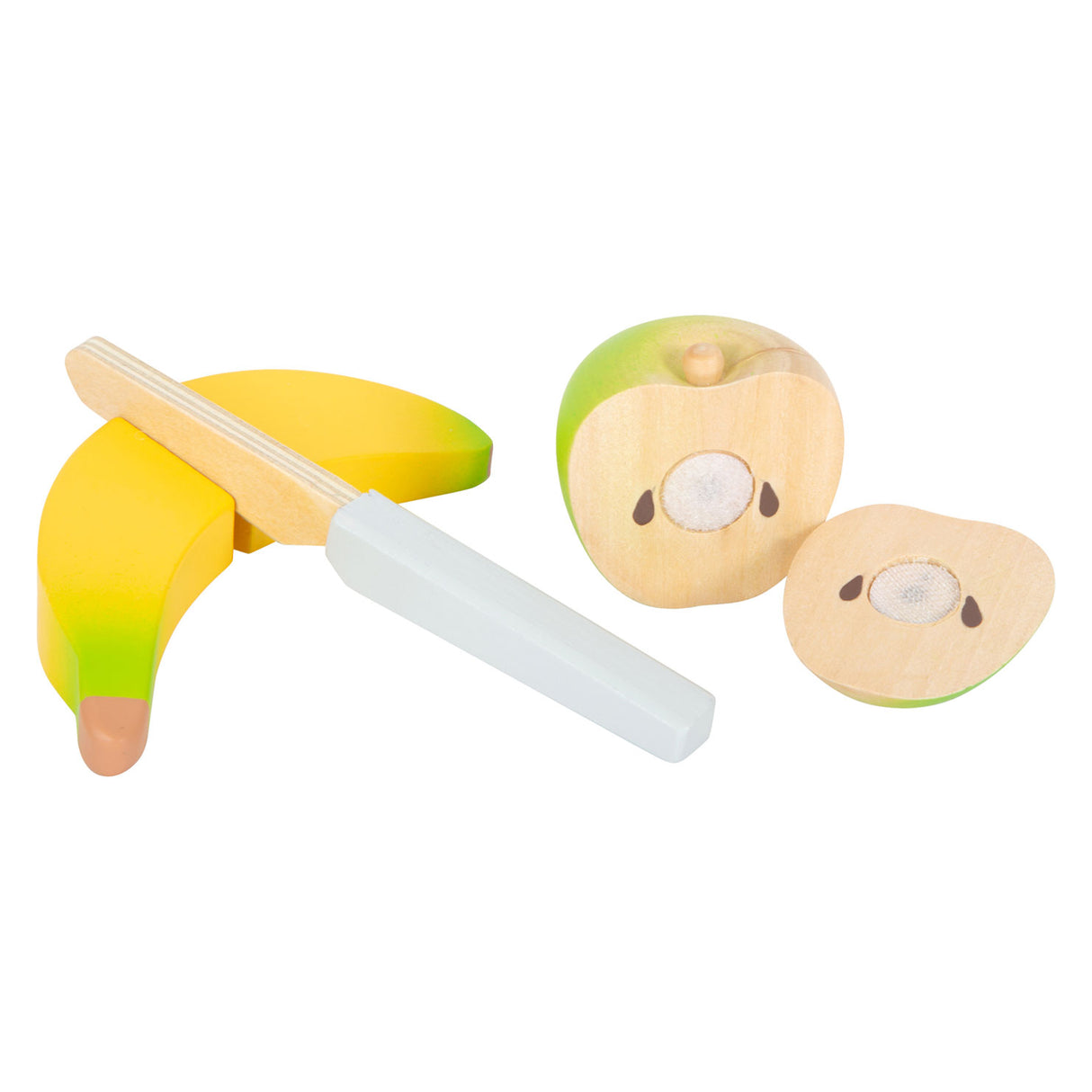 Kleiner Fuß Holz Snijen Speelten Lunch Set, 24dlg.