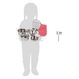Kleng Fouss Metal Kanner Kachware Set, 13Dlg.
