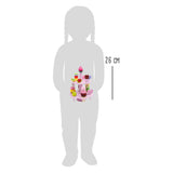 Дървен етаж с малък крак с бонбони Speelten, 22dlg.