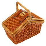 Small Foot - Picknickkorb aus Holz mit romantischem Geschirr, 30 Stück.