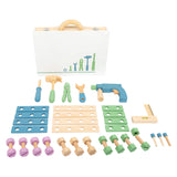 Small Foot - Wooden tool case Nordic, 43dlg.