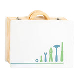 Small Foot - Wooden tool case Nordic, 43dlg.