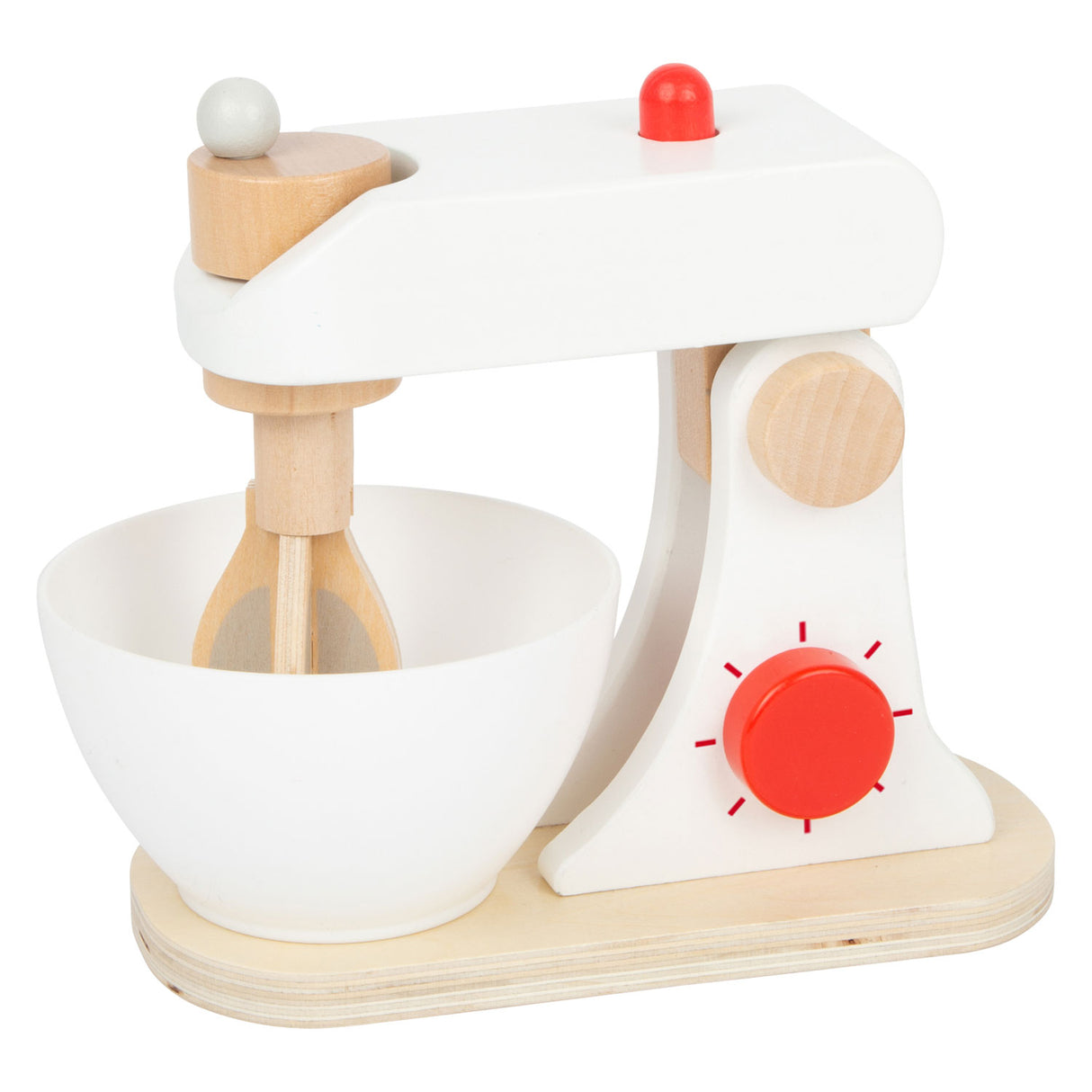 Set di apparati da cucina in legno di piccoli piedi, set di 3