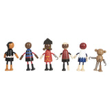 Small Foot Wooden Pirate Dolls Bendable, 6 pcs.
