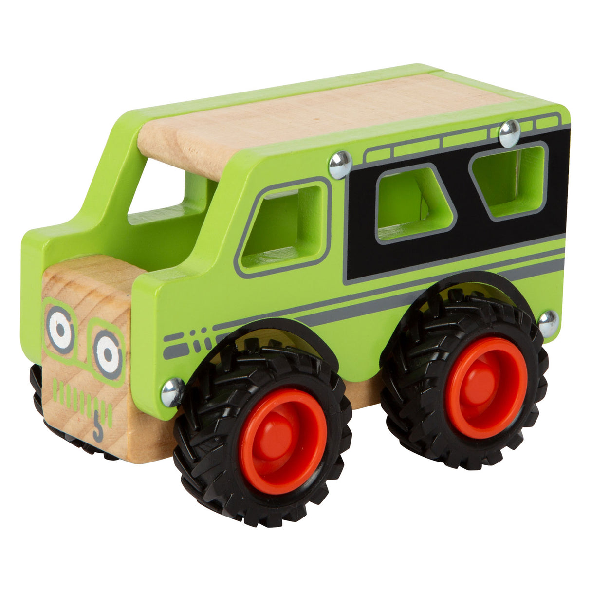 Pedro pequeno jipe ​​off-road de madeira