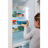 Amuse lunch box rikko divider and 2 snack lagoon sky