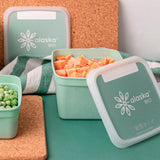 Dbp alaska freezer boxes square 0.75l 3 pieces mint green
