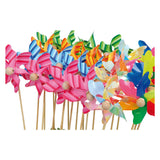 Petit pied - moulin à vent avec bâton en bois de 28 cm, 24e.