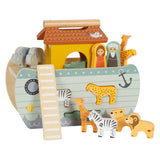 Small Foot Wooden Shape Sort Noah's Ark Safari, 15 vnt.