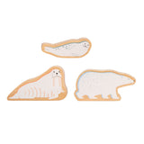 Bilancio di legno di piccoli piedi Arctic, 11dlg.