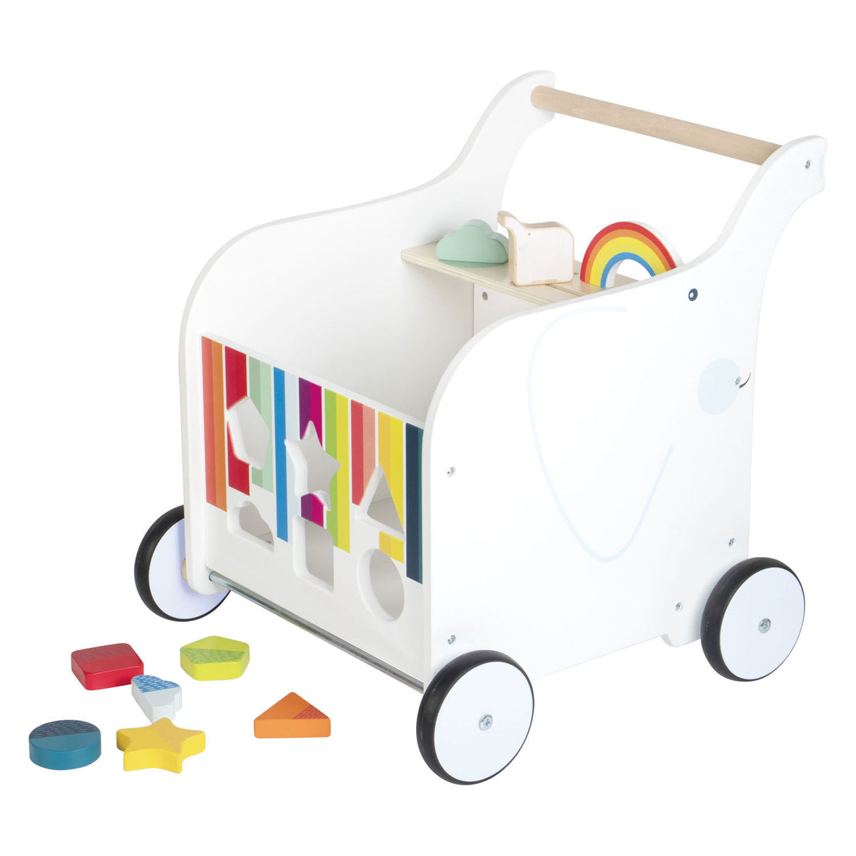 Malá noha - Baby Walker Toy Box slon