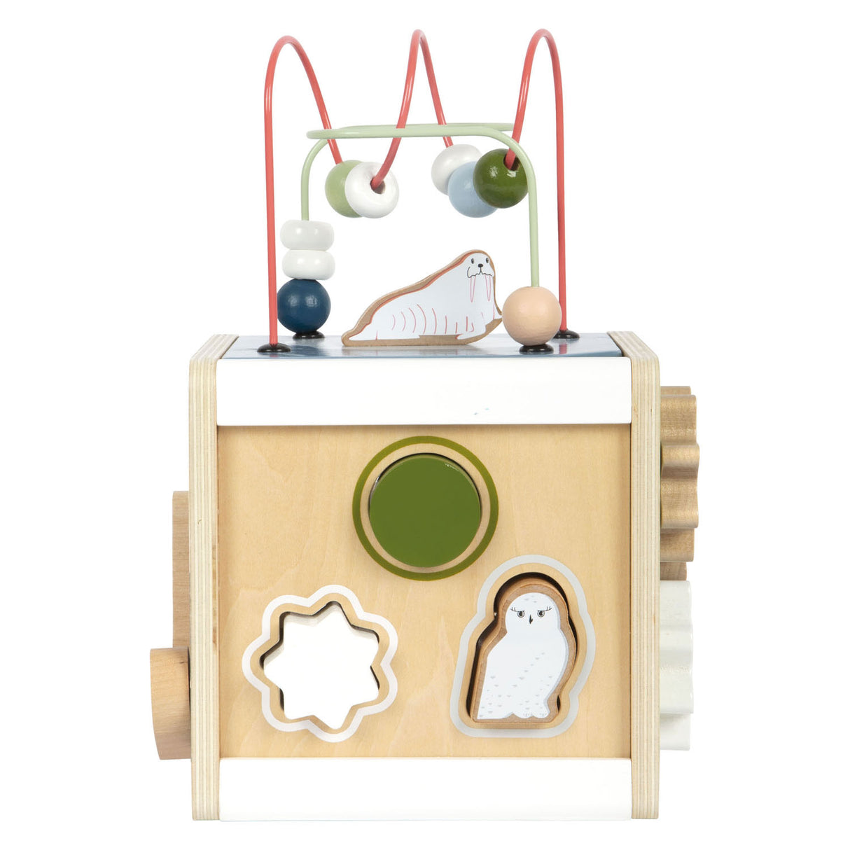 Small Foot - Wooden Motor Activity Cubus Arctic