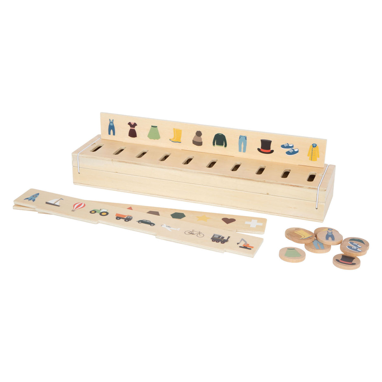 Piccole piede - Box di smistamento di legno Explorer World