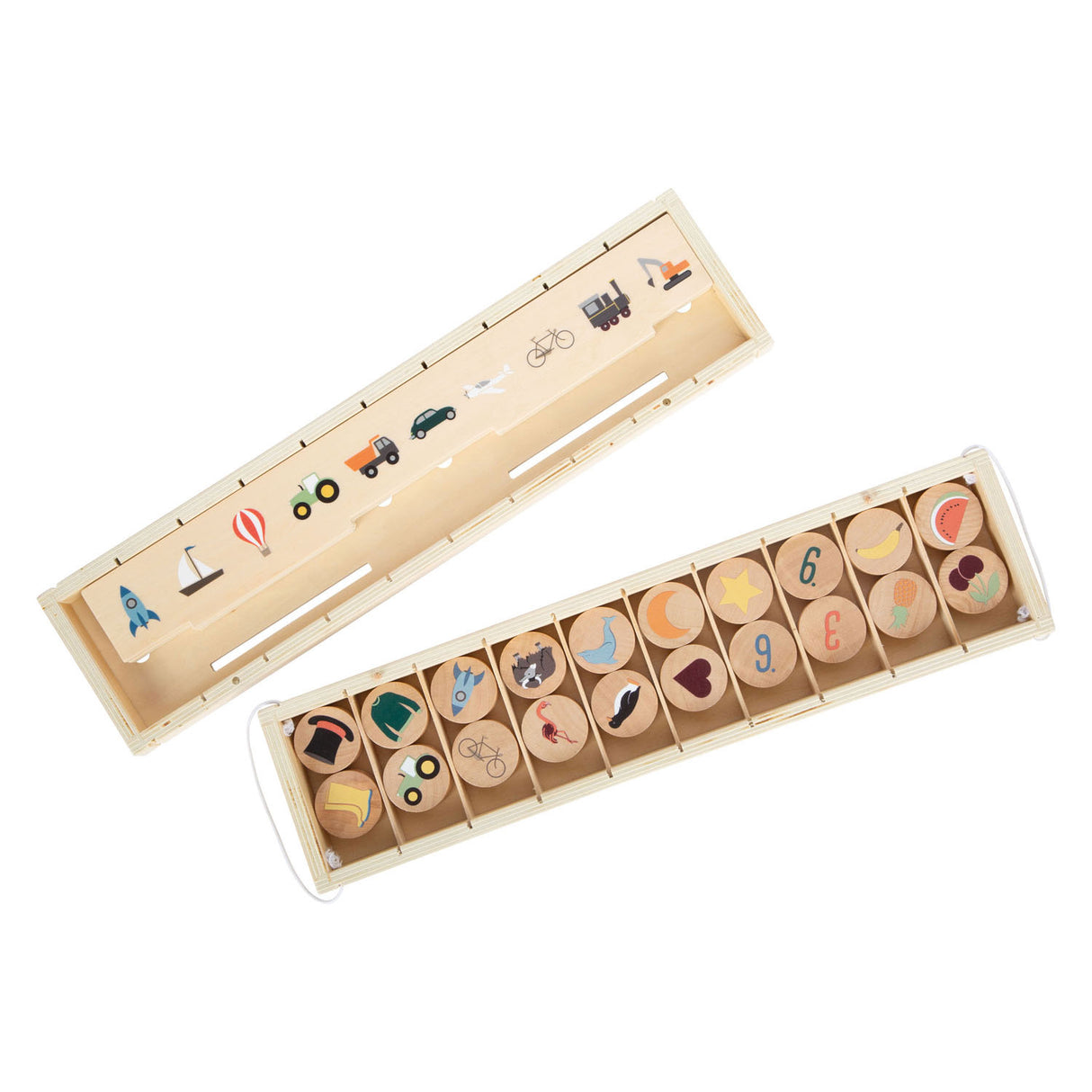 Piccole piede - Box di smistamento di legno Explorer World