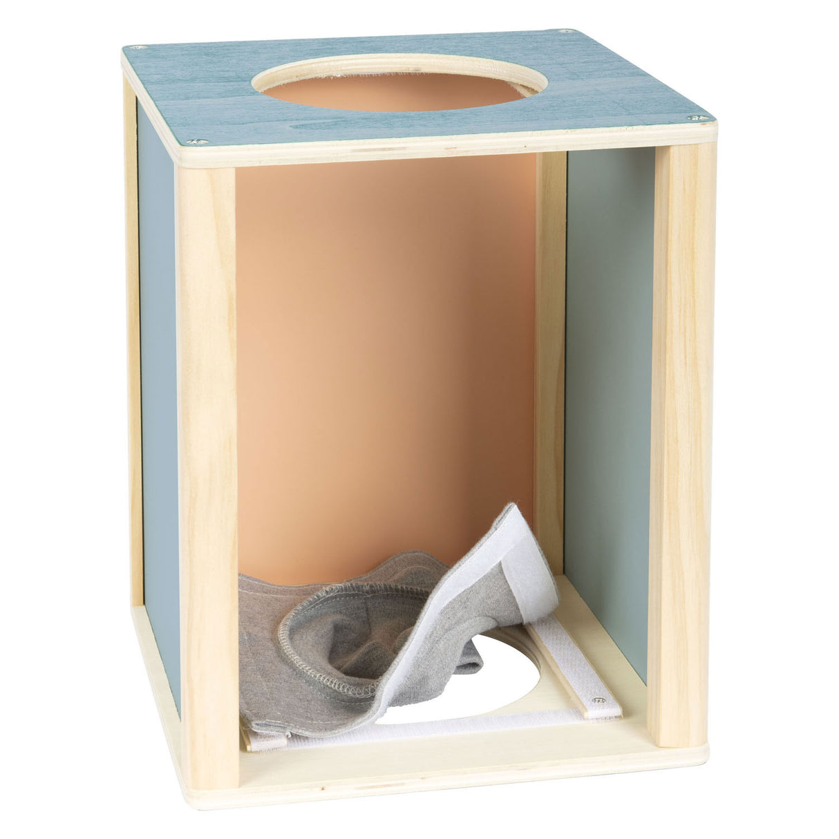 Kis láb - fából készült érzékelő doboz