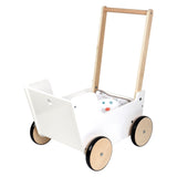 Small Foot - Wooden push doll trailer Little Button