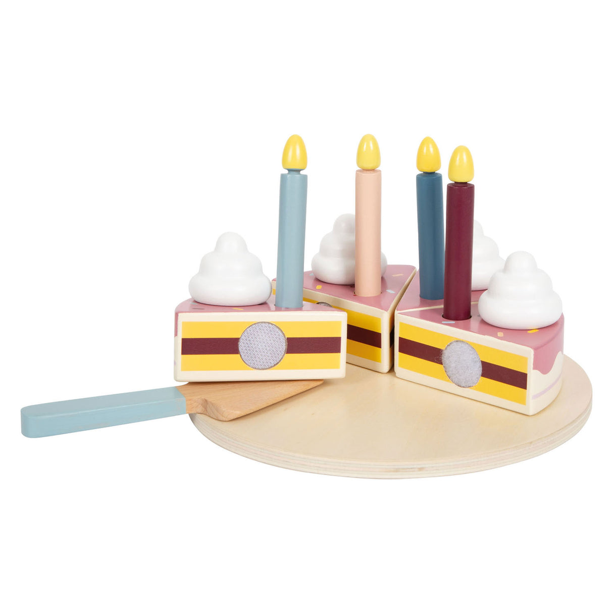 Majhna noga - lesena trenutna rojstnodnevna torta, 18dlg.