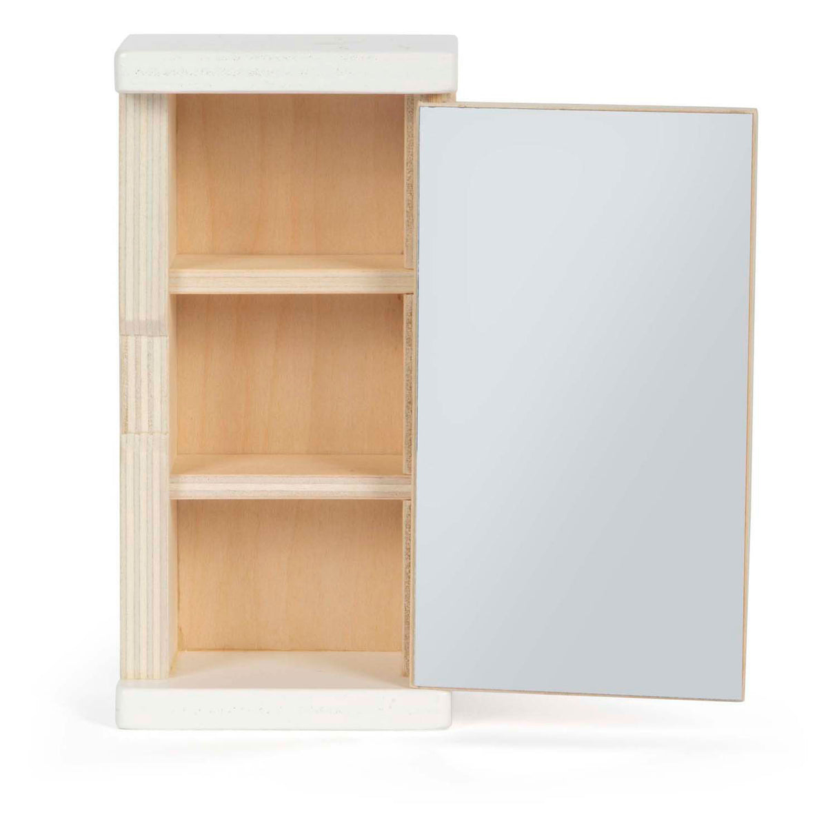 Pie pequeño - dormitorio de muebles de casa de muñecas de madera
