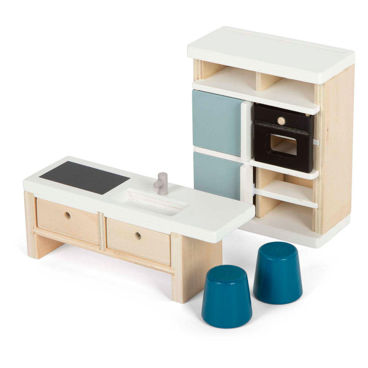 Small foot - wooden dollhouse furniture kitchen