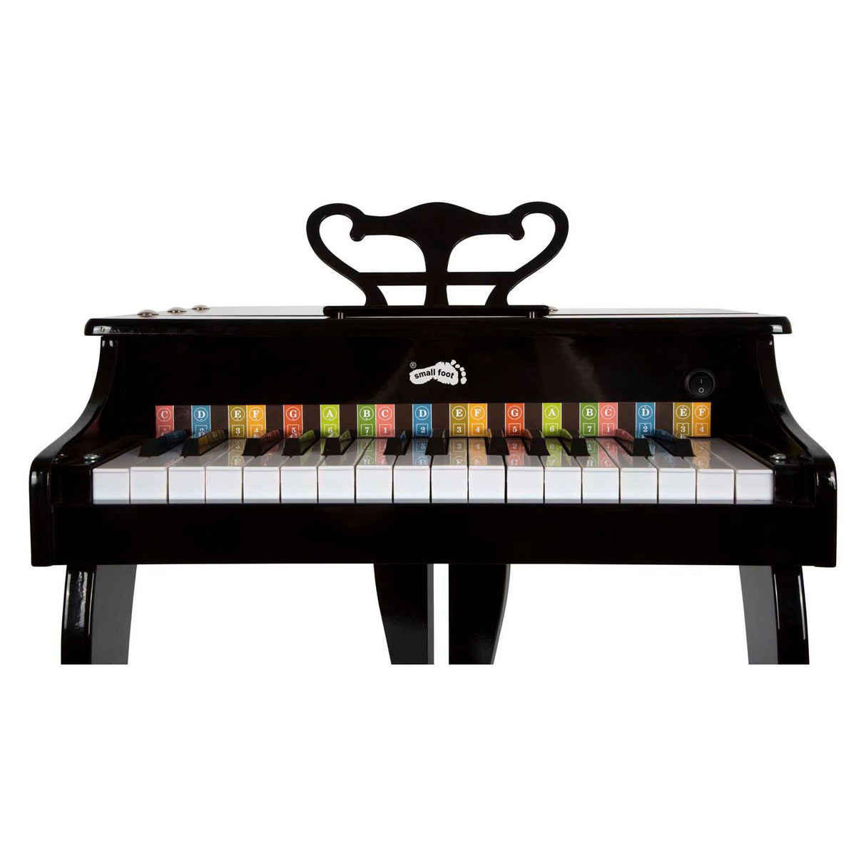 Small foot - black wooden children's grand piano