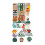Small foot - wooden dino building blocks, 50 pcs.