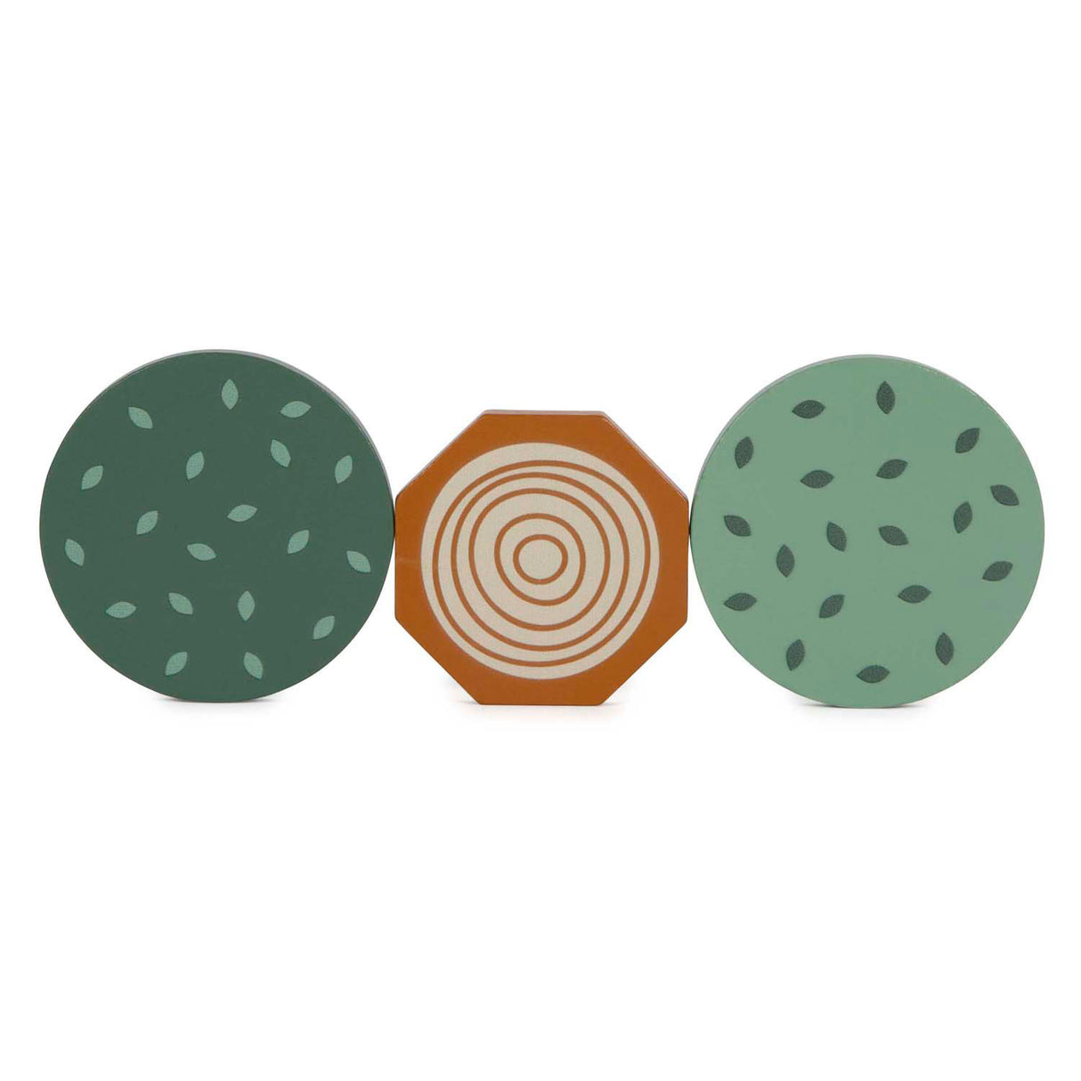 Small foot - wooden dino building blocks, 50 pcs.