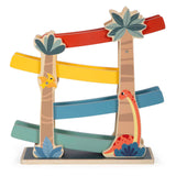 Small foot - wooden marble track dino