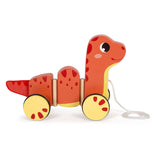 Malá noha - dřevěná trek postava dino