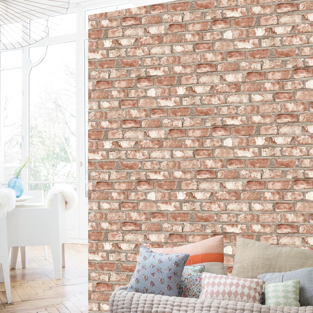 Dutch Wallcoverings Dutch Wallcoverings Wallpaper Brick Red EW3102