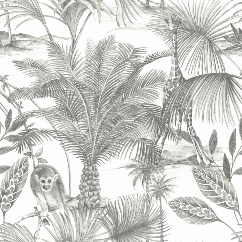 Holländska väggtäckningar holländska wallcoverings tapeter kidatu grå och vit