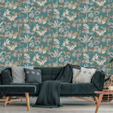 Néerlandais surclans néerlandais Covergs Wallpaper Léopard Blauw et Beige