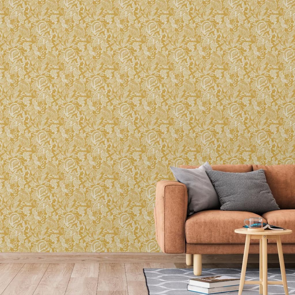 Holländska väggtäckningar holländska wallcoverings tapet mae oker och beige
