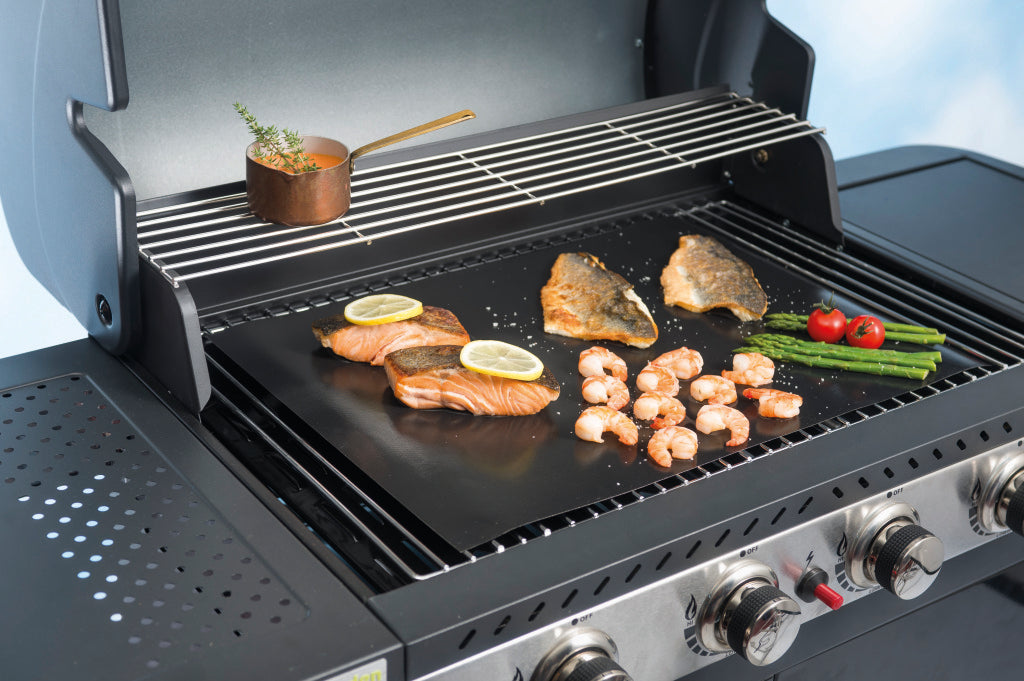Nostik grillowy grill Film 40x50 cm anty -slice czarny