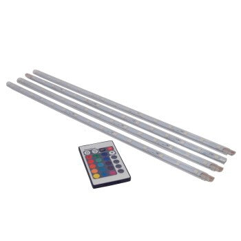 Profile Prolight LED strip 4 x 40 cm with remote control IP20