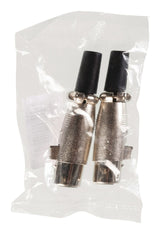Valueline xlr-3fcl connector xlr 3-pin female metaal zilver