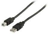 Valueline vlcp60100b10 usb 2.0 usb a male - usb b male cable 1.00 m black