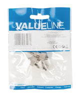 Valueline vlsp40922m unsoldered coax connectors coax female metal