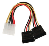Valueline vlcp73520v015 internal power splitter cable molex male - 2x sata 15-pin female 0.15 m multicolor